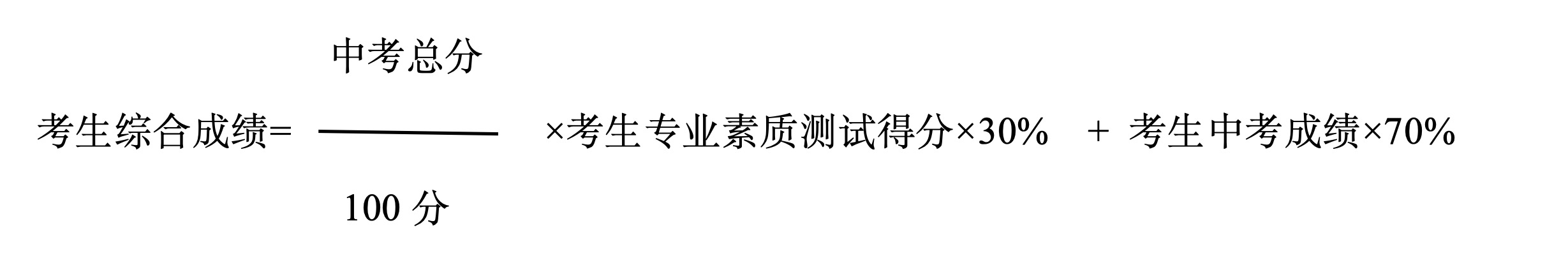 综合分计算公式